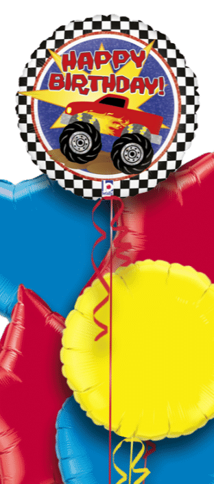 Monster Truck Birthday Balloon