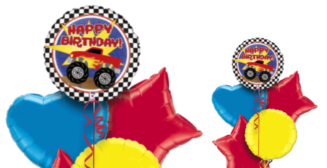 Monster Truck Birthday Balloon