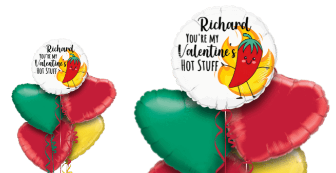 Hot Stuff Valentines Balloon