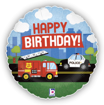 Birthday Fire and Police