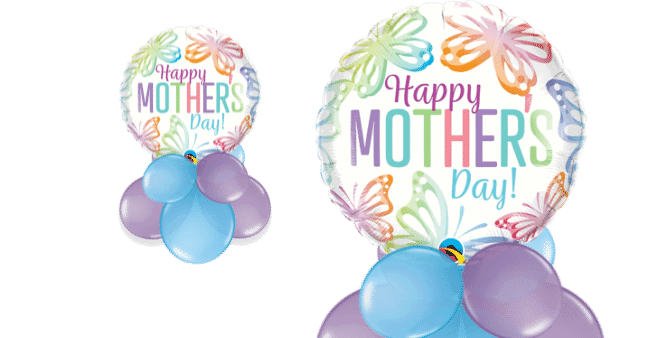 Mothers Day Butterfly Balloon