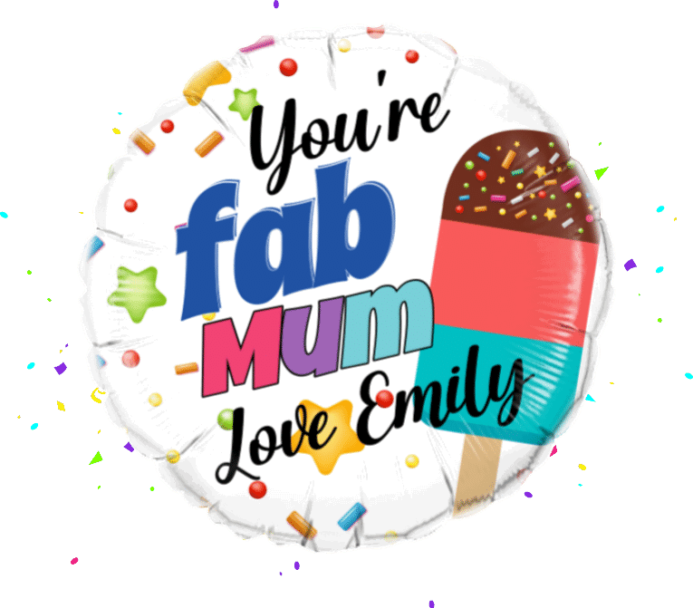 Fab Mum balloon 