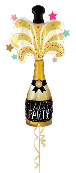 Lets Party Champagne Balloon