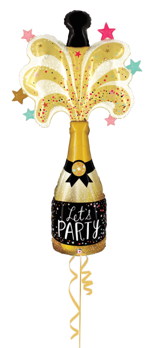 Lets Party Champagne Balloon