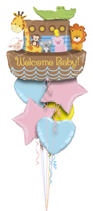 Welcome Baby Ark Balloon
