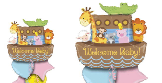 Welcome Baby Ark Balloon