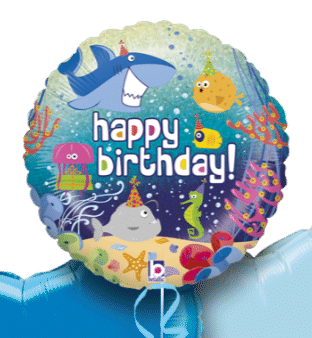 Birthday Under the Sea Balloon