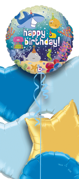 Birthday Under the Sea Balloon