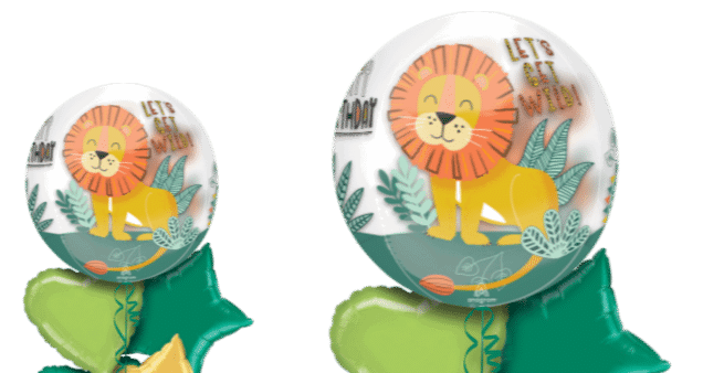 Jungle Animals Birthday Orbz Balloon