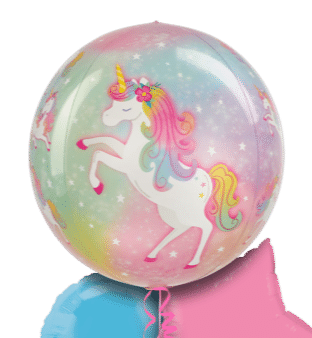 Unicorn Ombre Orbz Balloon