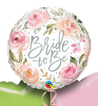 Floral Bride To Be Balloon