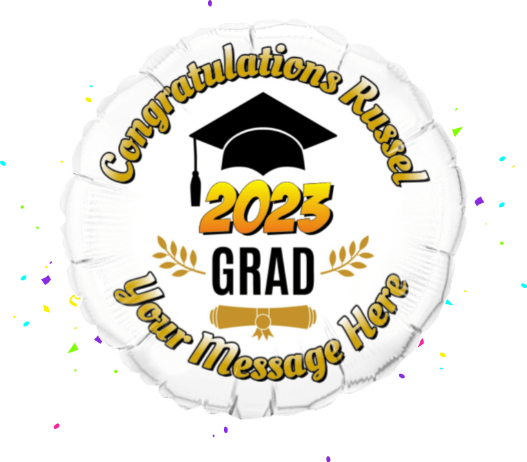 Congratulations Graduation Year balloon 