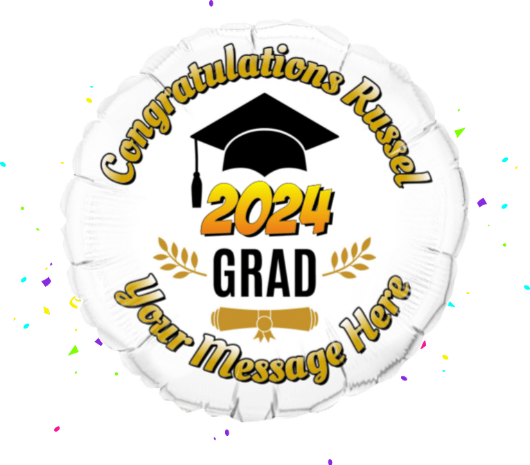 Congratulations Graduation Year balloon 