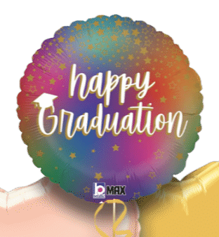 Happy Graduation Stars Balloon