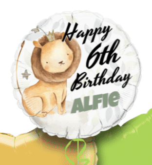 Birthday Lion Balloon