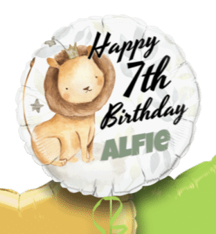 Birthday Lion Balloon