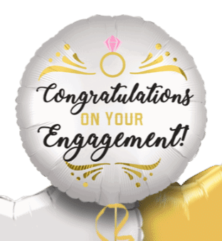 Congratulations Engagement Balloon