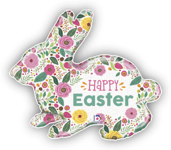 Spring Bunny Easter Flowers