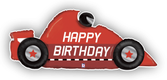 Red Birthday Racing Car