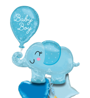 Baby Boy Elephant Balloon