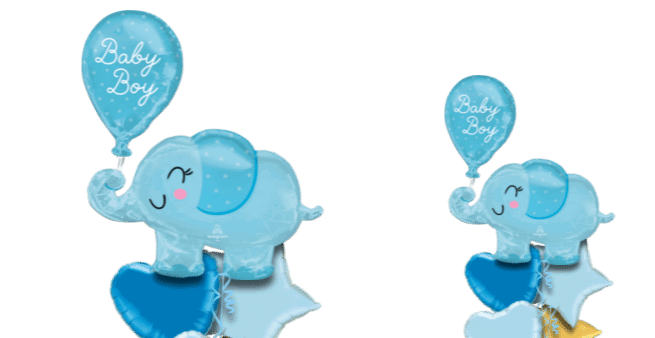Baby Boy Elephant Balloon
