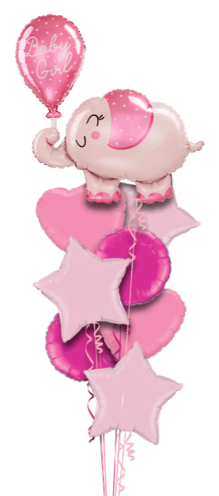 Baby Girl Elephant Balloon