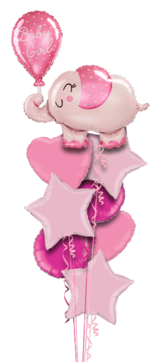 Baby Girl Elephant Balloon
