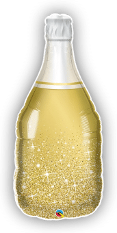 Gold Champagne Bottle