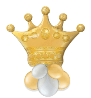Coronation Gold Crown Balloon