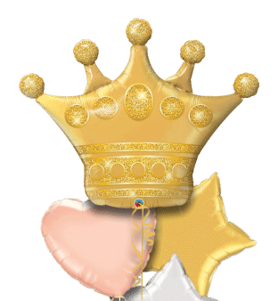 Coronation Gold Crown Balloon