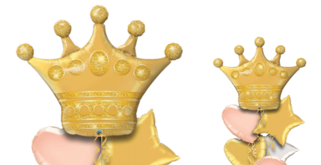 Coronation Gold Crown Balloon