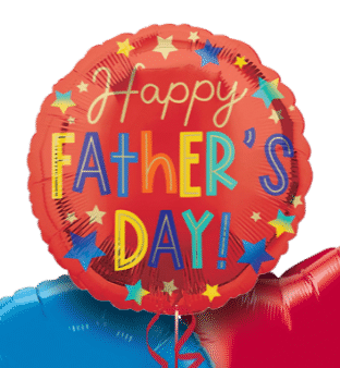 Fathers Day Multi Stars Balloon