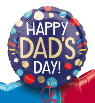 Fathers Day Dots Balloon