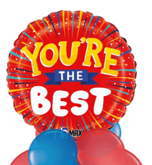 You're The  Best Starburst Balloon