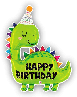 Birthday Smiley Dinosaur