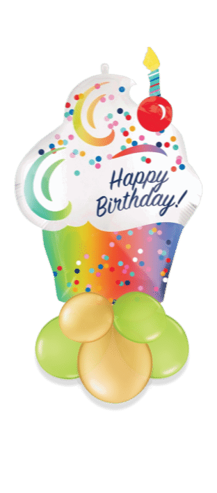 Birthday Cupcake Balloon