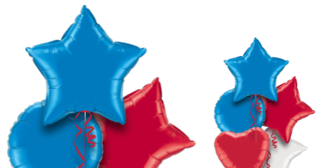 Jubilee Red White and Blue Balloon