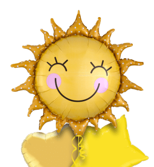Happy Smiley Sun Balloon