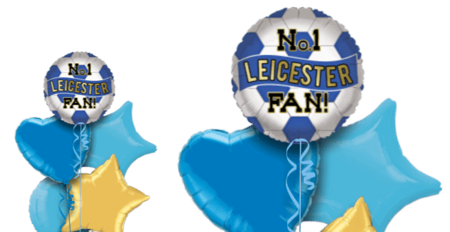No 1 Leicester Fan Football Balloon