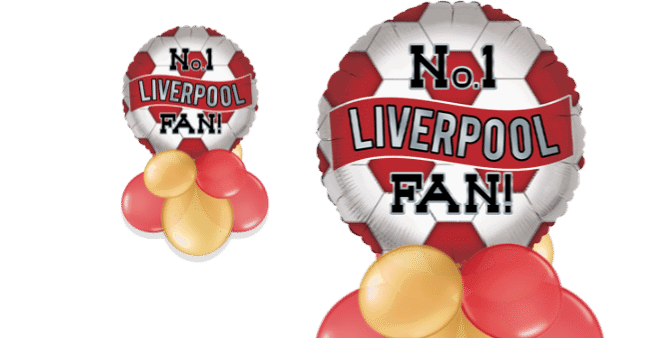 No 1 Liverpool Fan Football Balloon
