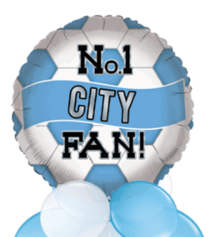 No 1 City Fan Football Balloon