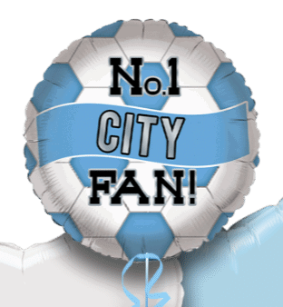 No 1 City Fan Football Balloon