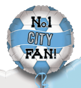 No 1 City Fan Football Balloon