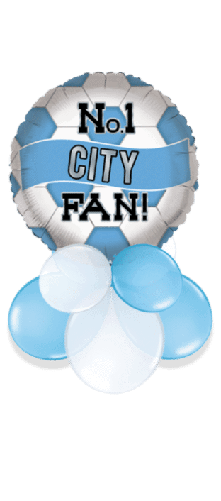 No 1 City Fan Football Balloon