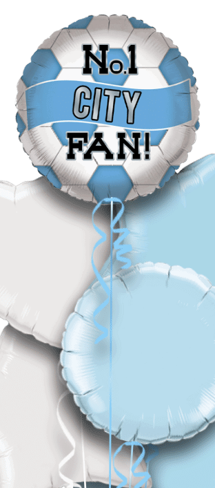 No 1 City Fan Football Balloon
