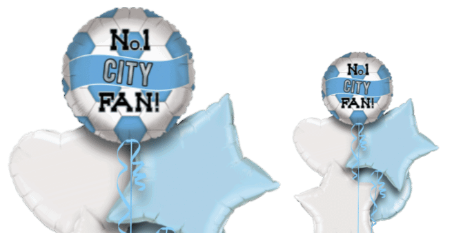 No 1 City Fan Football Balloon