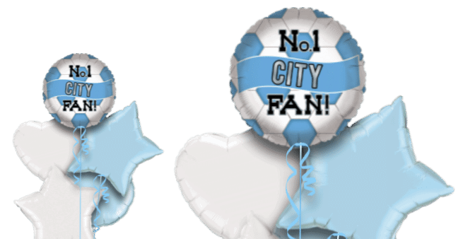 No 1 City Fan Football Balloon