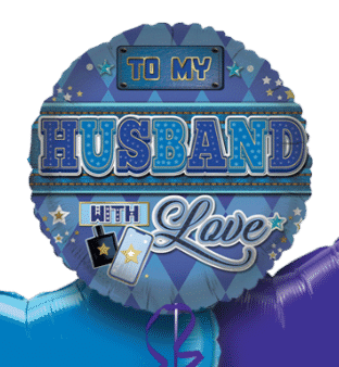 To My Husband with Love Balloon