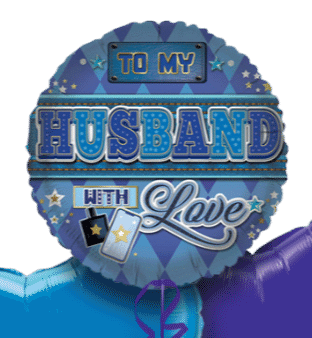 To My Husband with Love Balloon