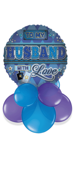 To My Husband with Love Balloon
